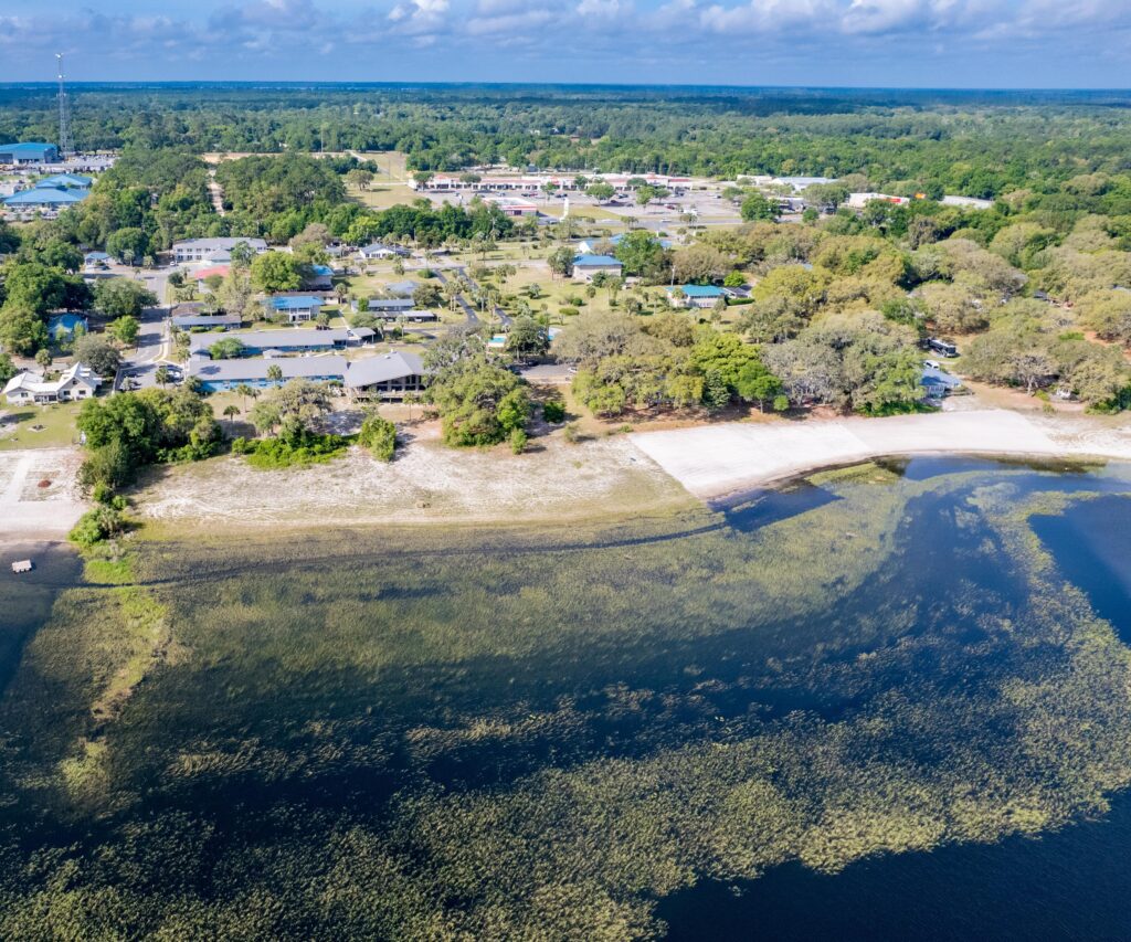 Lakefront Drone Photo Of Keystone Heights