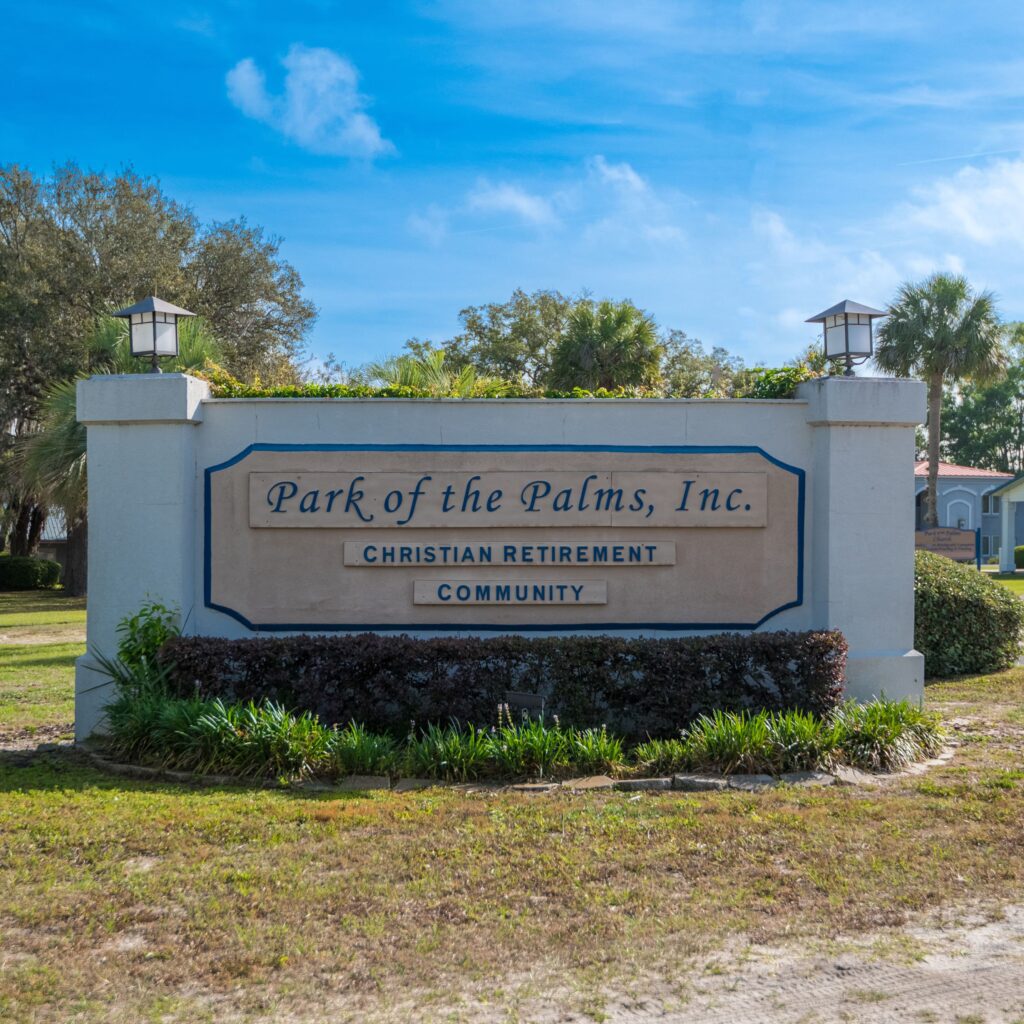 Park Of The Palms Inc Sign