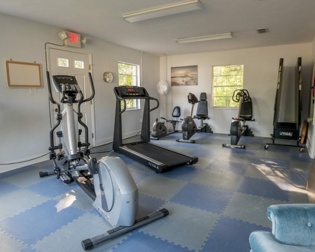 Photo Of The Gym In Retirement Community