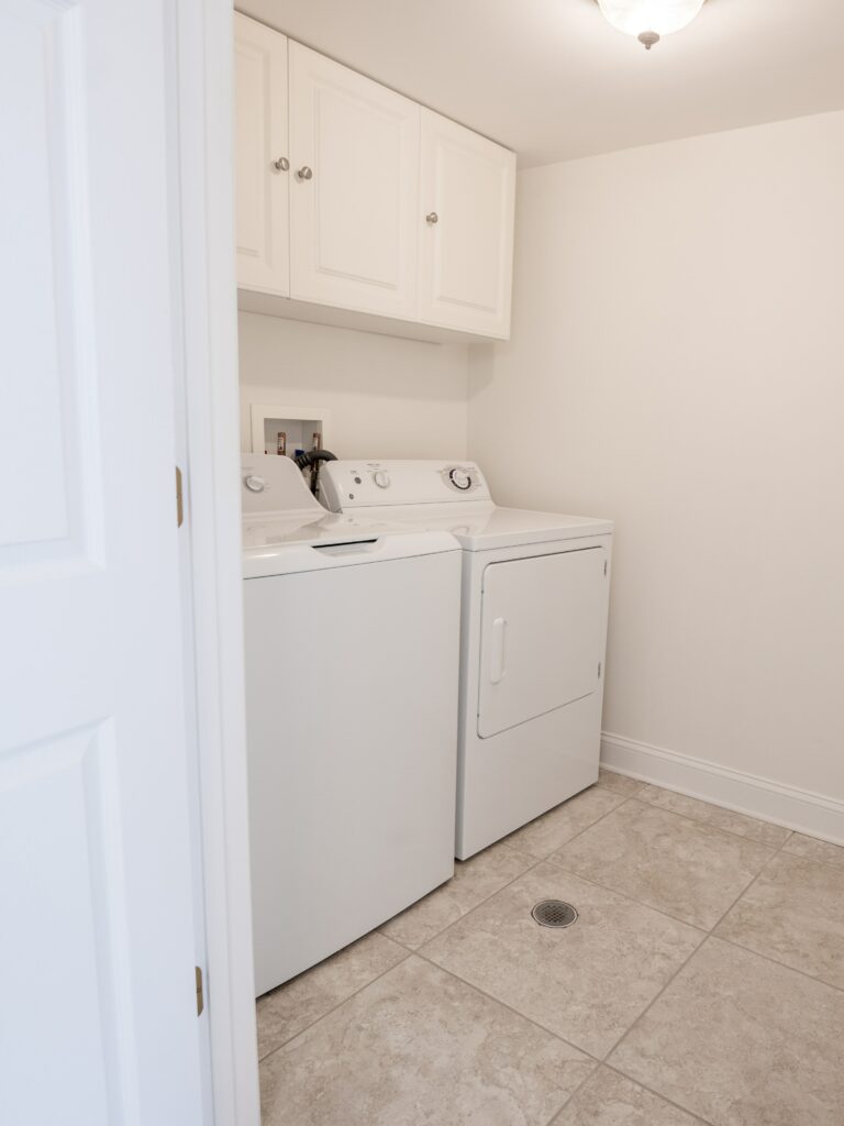 Washer And Dryer Room